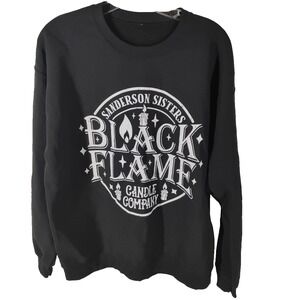 Women's Sanderson Sisters Black Flame Candle Company Sweatshirt Hocus Pocus